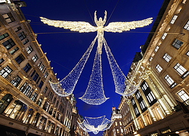 Regent Street Christmas lights, London, England, United Kingdom, Europe