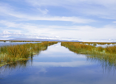 Reed Islands, Lake Titicaca, Peru