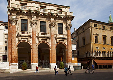 Loggia del Capitaniato, Vicenza, UNESCO World Heritage Site, Veneto, Italy, Europe