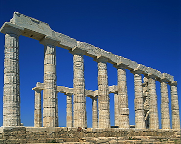 The Temple of Poseidon, Sounion, Greece, Europe