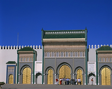 Royal Palace (Dar El Makhzan), Fes el-Jdid, Fez, Morocco, North Africa, Africa