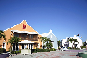 Shopping centre in Cockburn Town, Grand Turk Island, Turks and Caicos Islands, West Indies, Caribbean, Central America