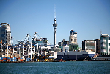 City skyline, Auckland, North Island, New Zealand, Pacific