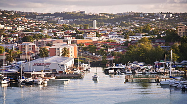 City skyline, Fort-de-France, Martinique, Lesser Antilles, West Indies, Caribbean, Central America