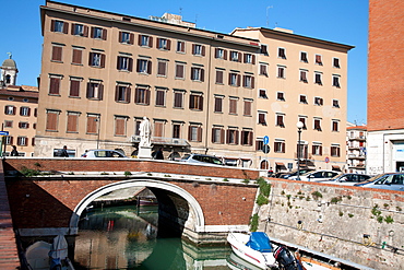 New Venice Quarter, Livorno, Tuscany, Italy, Europe