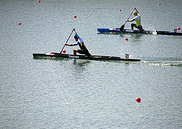 London 2012 Olympics Canoe Sprint event, Eton Dorney, Buckinghamshire, England, United Kingdom, Europe