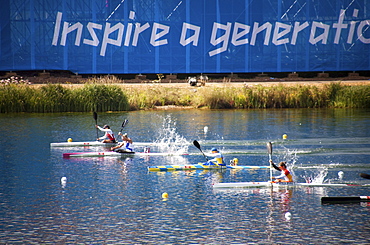 London 2012 Olympics Canoe Sprint event, Eton Dorney, Buckinghamshire, England, United Kingdom, Europe