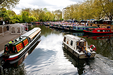 The Grand Union Canal, Little Venice, Maida Vale, London, England, United Kingdom, Europe