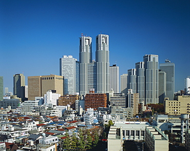 Shinjuku skyline, Tokyo, Honshu, Japan, Asia