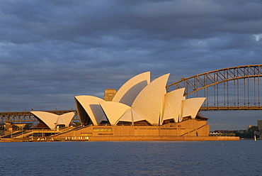 The Sydney Opera House and harbour, Sydney, New South Wales, Australia, Pacific