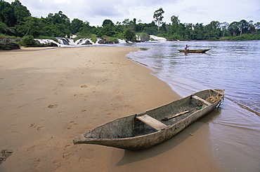 Chutes de la Lobe, southern area, Cameroon, Africa