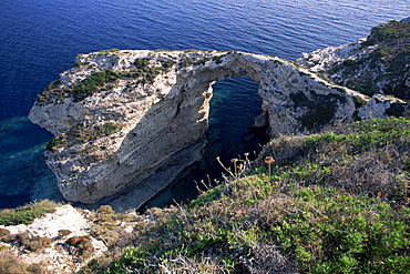 Tripitos Arch, Paxos, Ionian islands, Greece, Europe