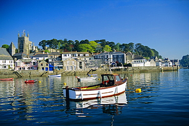 Waterfront, Fowey, Cornwall, England, UK, Europe