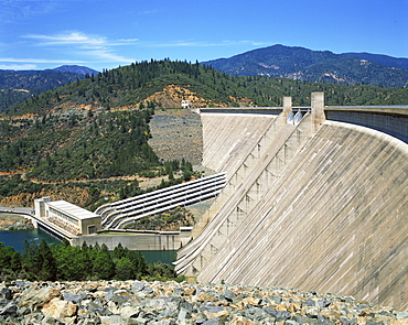 The Redding Shasta Dam in California, United States of America, North America