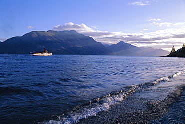 TSS Earnslaw, Lake Wakatipu, Queenstown, Otago, South Island, New Zealand, Pacific