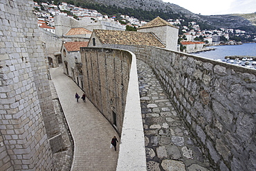 Old Town Battlements, Dubrovnik, Croatia, Europe