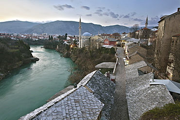 Old Town, Mostar, UNESCO World Heritage Site, Bosnia, Bosnia Herzegovina, Europe