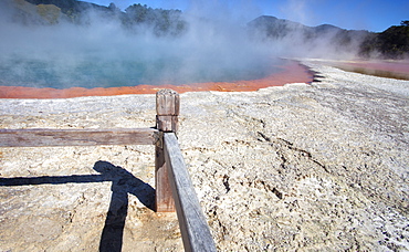 Champagne Pool, hot springs, Waiotapu Goethermal Wonderland, Rotorua, New Zealand, Oceania