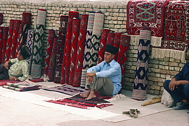 Carpet seller, Iran, Middle East