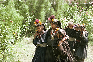 Kalash dance, Bumboret, Kafiristan, Pakistan, Asia