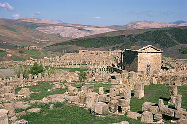 Roman site of old capitol Djemila, UNESCO World Heritage Site, Algeria, North Africa, Africa