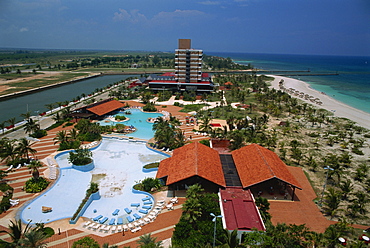 Hotel Puntarena and shared swimming pools, Varadero, Cuba, West Indies, Central America