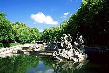 Gardens of La Granja de San Ildefonso, near Segovia, Castilla y Leon, Spain, Europe