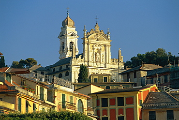 The Church of San Giacomo, Santa Marherita Ligure, Portofino Peninsula, Liguria, Italy 