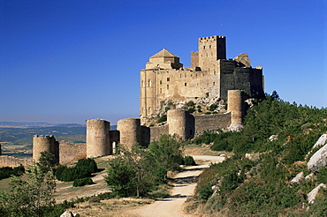 Castillo de Loarre, Loarre, Huesca, Aragon, Spain, Europe