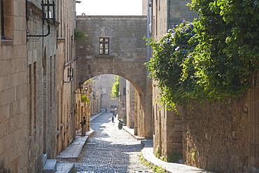 Odos Ippoton (Street of the Knights, Avenue of the Knights), Rhodes Town, Rhodes, Dodecanese Islands, South Aegean, Greece, Europe