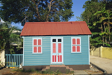 Chattel house, Holders, Barbados, West Indies, Caribbean, Central America