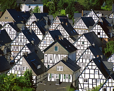 Old town, Freudenberg, Siegerland, North Rhine Westphalia (Nordrhein Westfalen), Germany, Europe