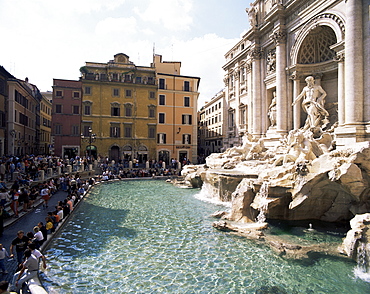 Trevi Fountain, Rome, Lazio, Italy, Europe