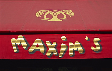 Maxim's, Rue Royale, Paris, France, Europe