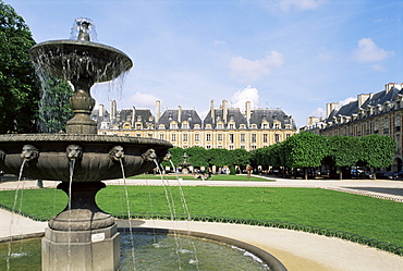 Place des Vosges, Paris, France, Europe