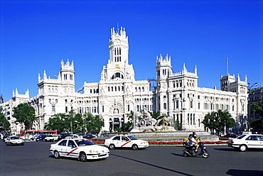 Palacio de Comunicaciones, Plaza de la Cibeles, Madrid, Spain, Europe