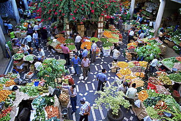 Market hall, Funchal, Madeira, Portugal, Europe