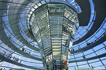 Interior of the Reichstag, Berlin, Germany, Europe