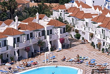 Hotel at Maspalomas, Gran Canaria, Canary Islands, Spain, Europe