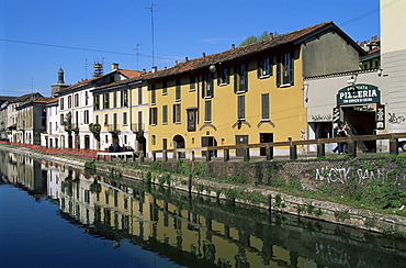 Navigli Quarter, Milan, Italy, Europe