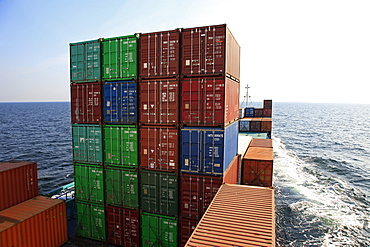 Container ship, Baltic Sea, Sweden, Scandinavia, Europe