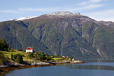 Sognefjorden near Fodness, Sogn og Fjordane, Norway, Scandinavia, Europe