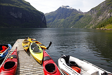 Geiranger Fjord, UNESCO World Heritage Site, More og Romsdal, Norway, Scandinavia, Europe