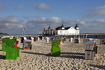 Baltic Sea spa of Ahlbeck, Usedom, Mecklenburg-Western Pomerania, Germany, Europe