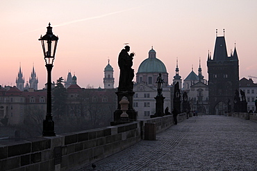 Charles Bridge, UNESCO World Heritage Site, Old Town, Prague, Czech Republic, Europe