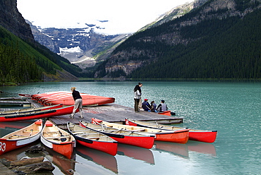 Lake Louise, Banff National Park, UNESCO World Heritage Site, Alberta, Rocky Mountains, Canada, North America