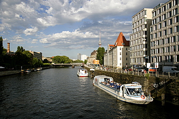 River Spree near Museumsinsel, Berlin, Germany, Europe