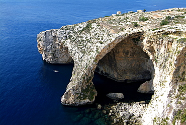 Blue Grotto near Zurrieq, Malta, Mediterranean, Europe