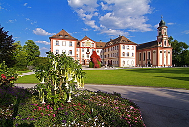 Palace, Island of Mainau, Lake Constance, Baden-Wurttemberg, Germany, Europe