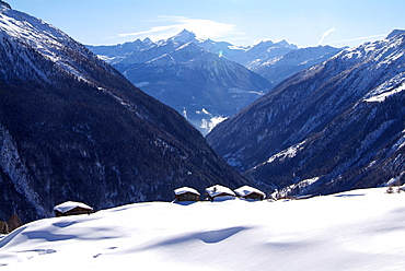 Hockenalp, Lotschental, Valais, Switzerland, Europe